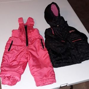 Like New! Girls Weatherproof Snowsuit